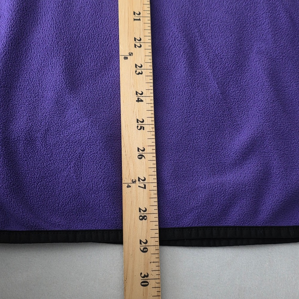 The North Face Women TKA Glacier Snap Fleece Pullover Purple Black Size 2XL XXL - Picture 6 of 7